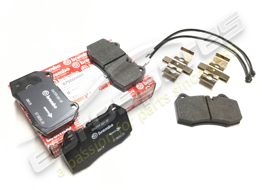 neues ferrari pads-set für vorderen bremssattel. teilenummer 70000885 (1)