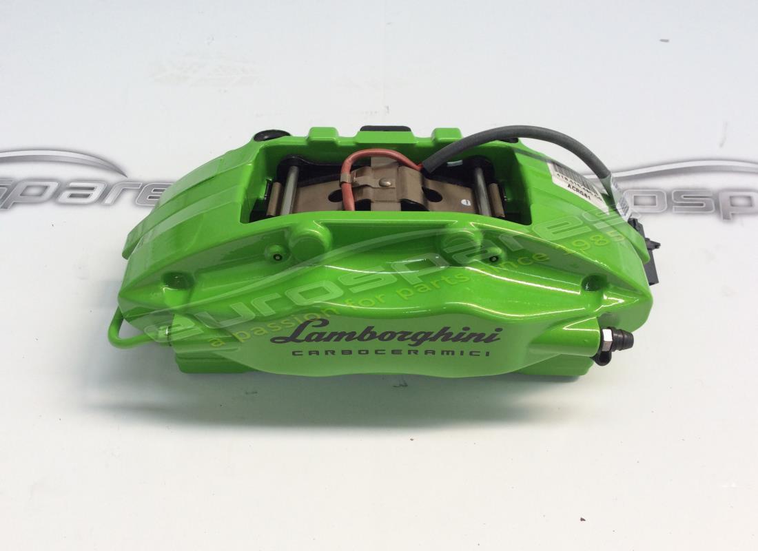 neuer lamborghini hinterer bremssattel in grün. teilenummer 4t0615405cg (1)