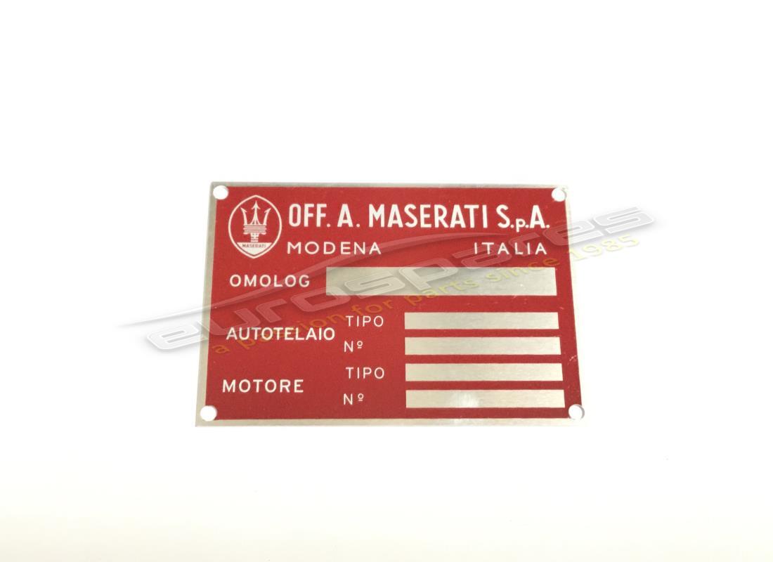neue maserati fahrgestellplatte. teilenummer mpl002 (1)