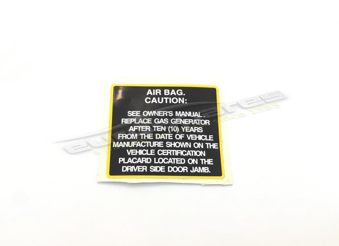 neue ferrari platte für die airbag-pflege. teilenummer 64499400 (1)