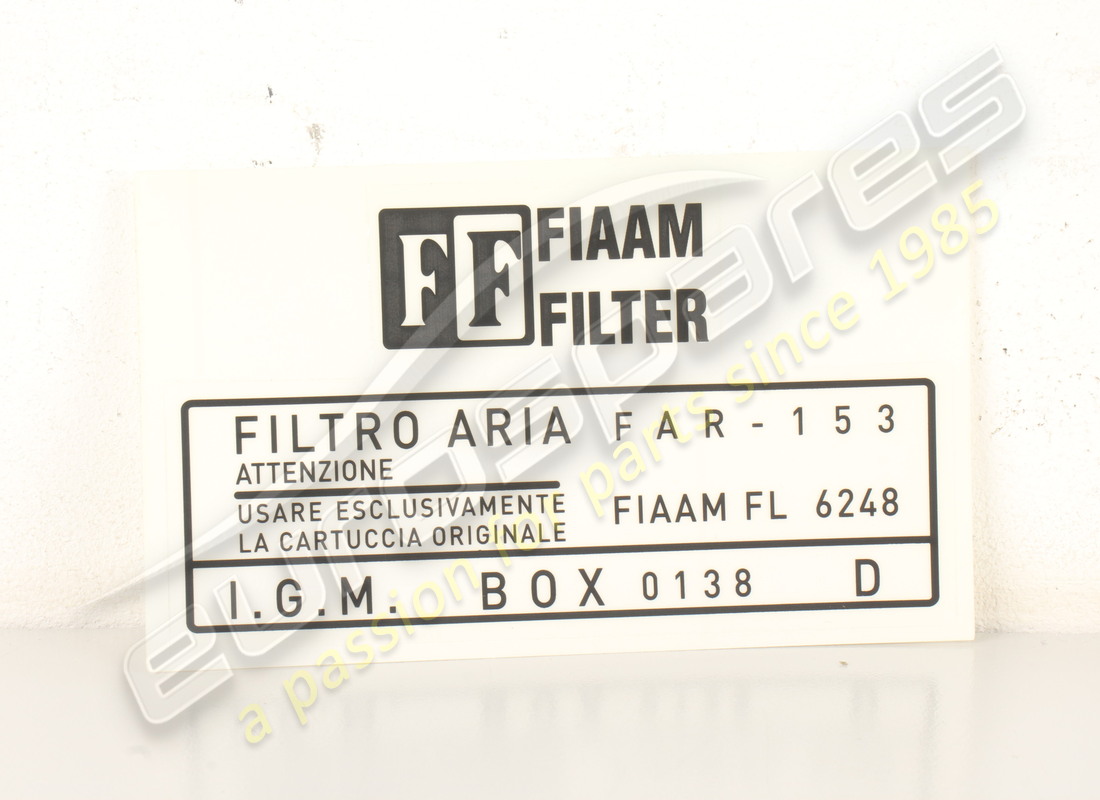 neuer lamborghini fiaam luftfilterkastenaufkleber (rechts). teilenummer lst003d (1)