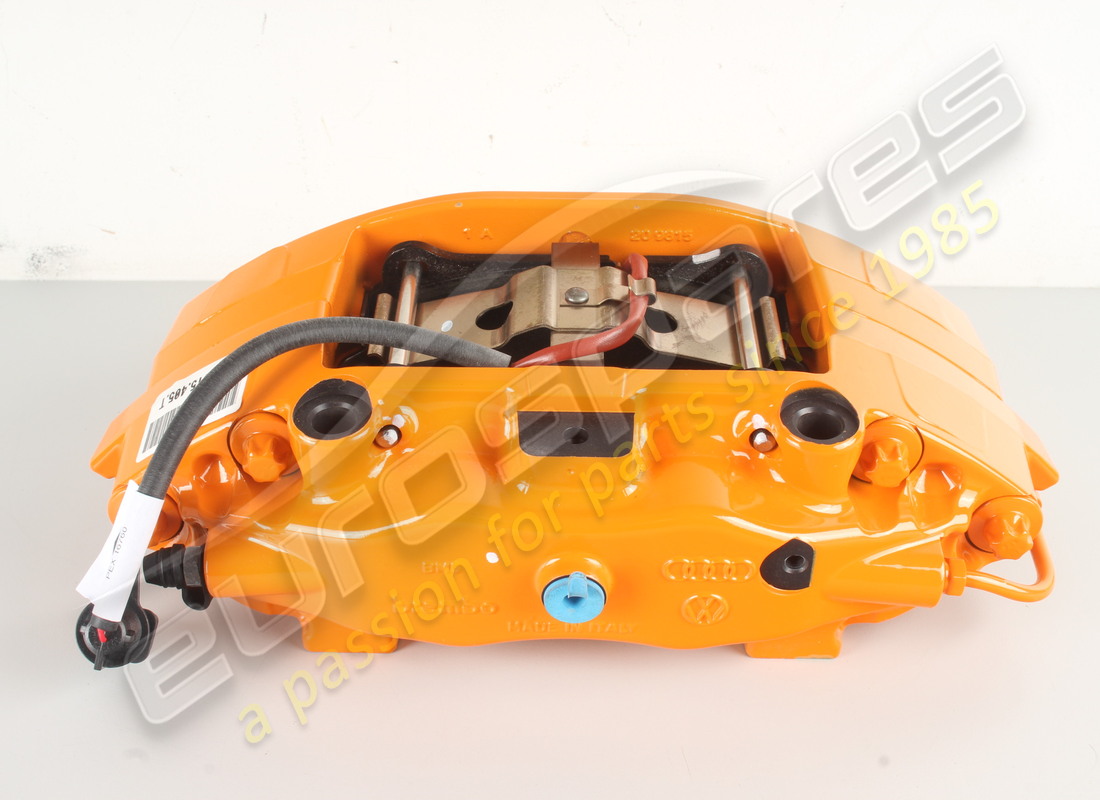 neu lamborghini ccb bremssattel, hinten links, orange. teilenummer 4t0615405t (2)