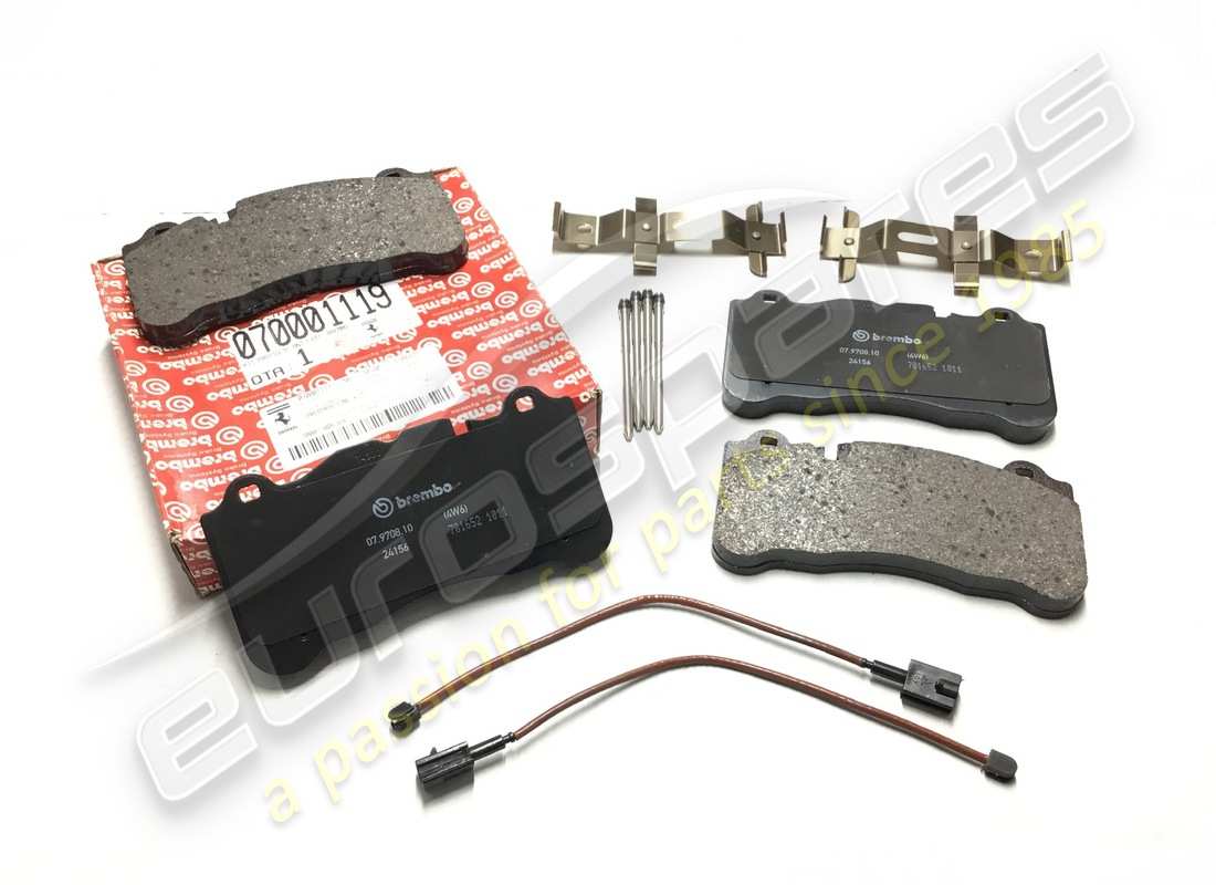 neu ferrari satz vordere bremslöschen aus carbon-keramik. teilenummer 70001119 (1)