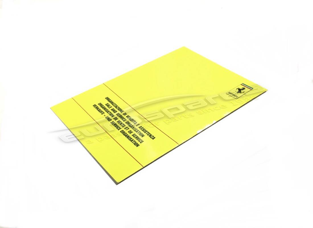 NEUES Ferrari HÄNDLERNETZWERK-BUCH. TEILENUMMER FHAN206 (1)