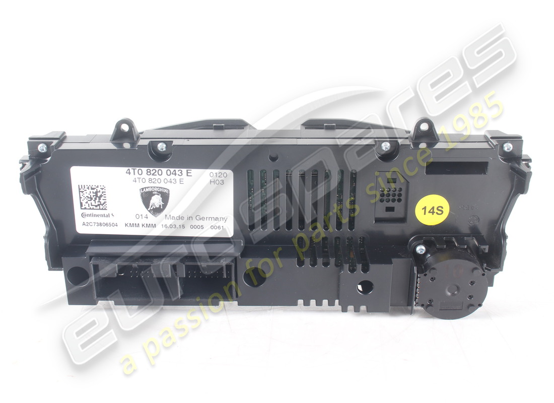 GEBRAUCHTE LAMBORGHINI A/C-STEUERUNG. TEILENUMMER 4T0820043E (5) gebrauchte lamborghini a/c-steuerung. teilenummer 4t0820043e (5)