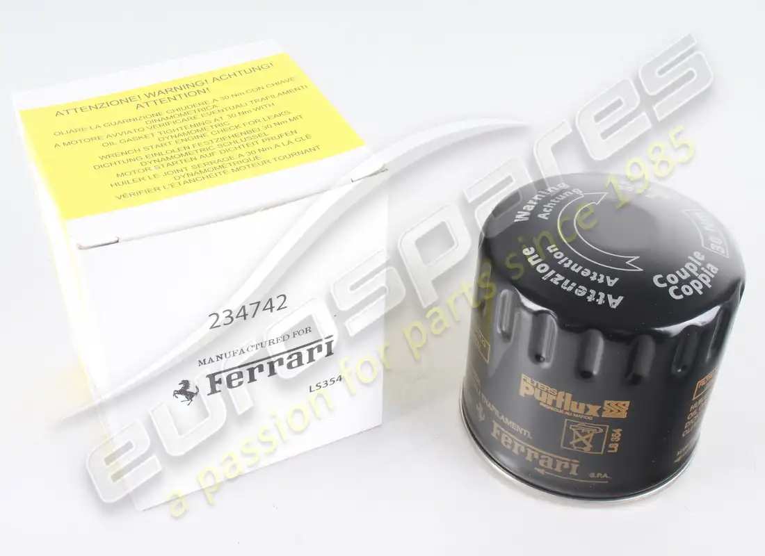 NEUER FERRARI ÖLFILTER. TEILENUMMER 234742 (1) neuer ferrari ölfilter. teilenummer 234742 (1)