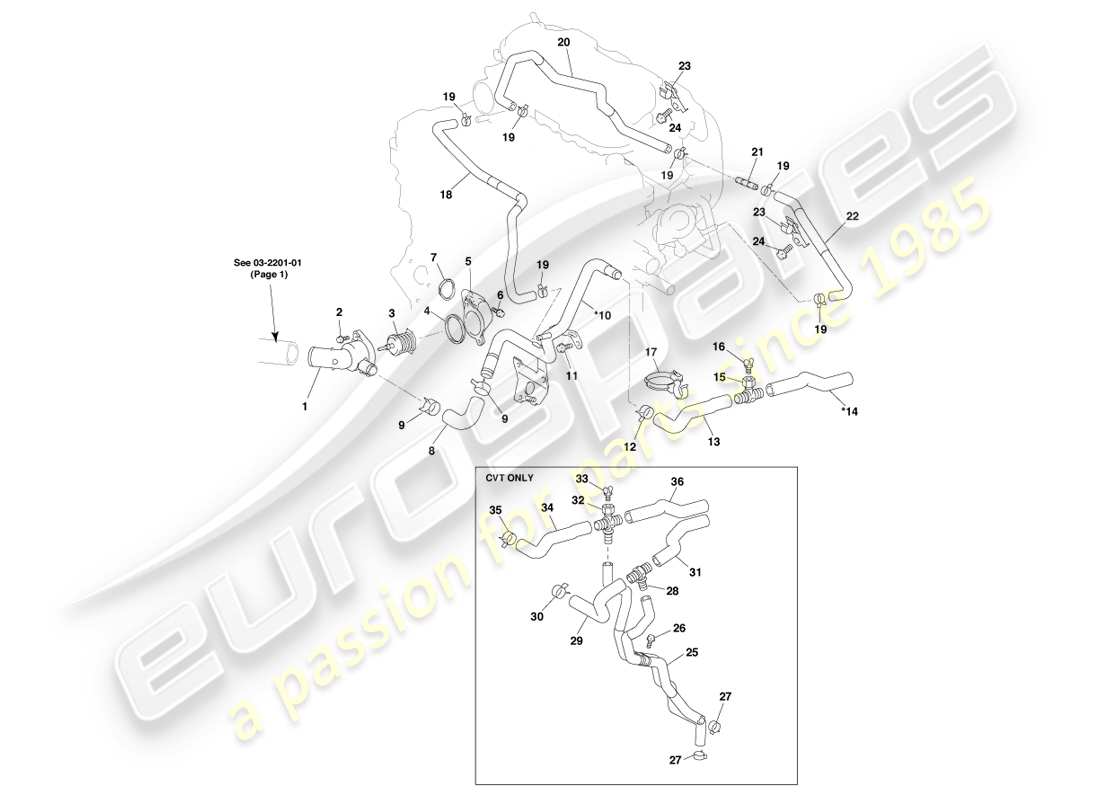 teilediagramm mit der teilenummer 16291-47030