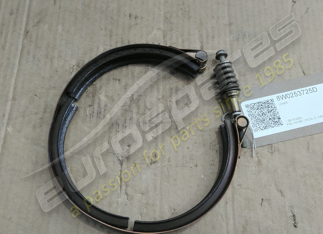 VERWENDET Lamborghini KLEMME EA839 V-BAND. TEILENUMMER 8W0253725D (1)