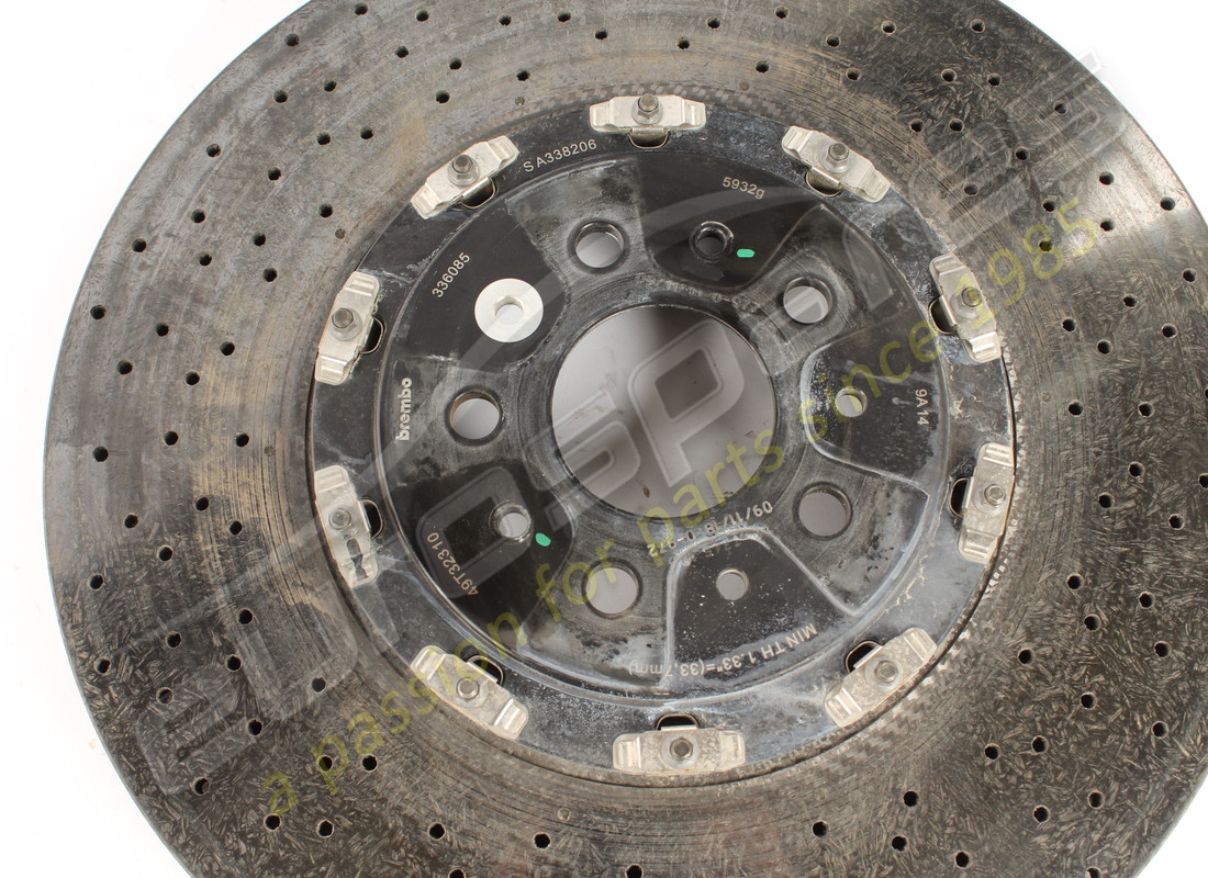 gebrauchte ferrari bremsscheibe. teilenummer 336085 (2)