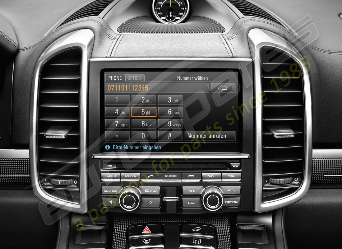 neues porsche telefonmodul. teilenummer 95804490110 (1)