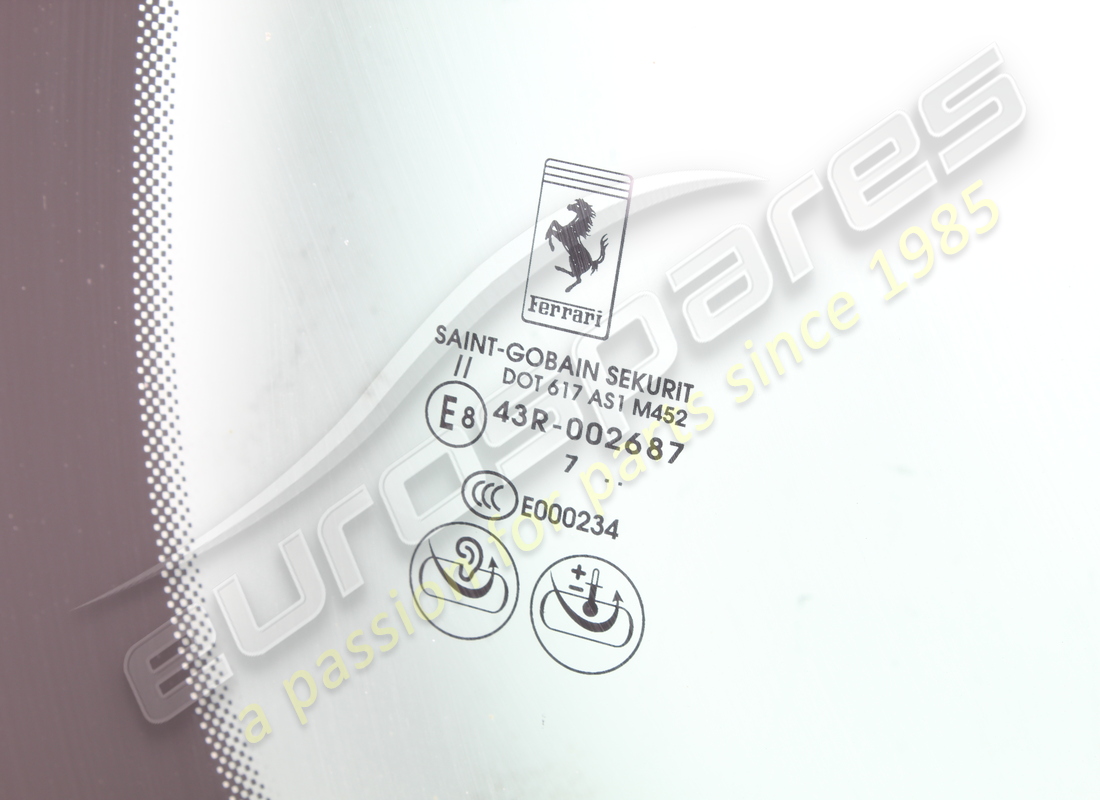 ferrari windschutzscheibe gebraucht. teilenummer 81849900 (2)