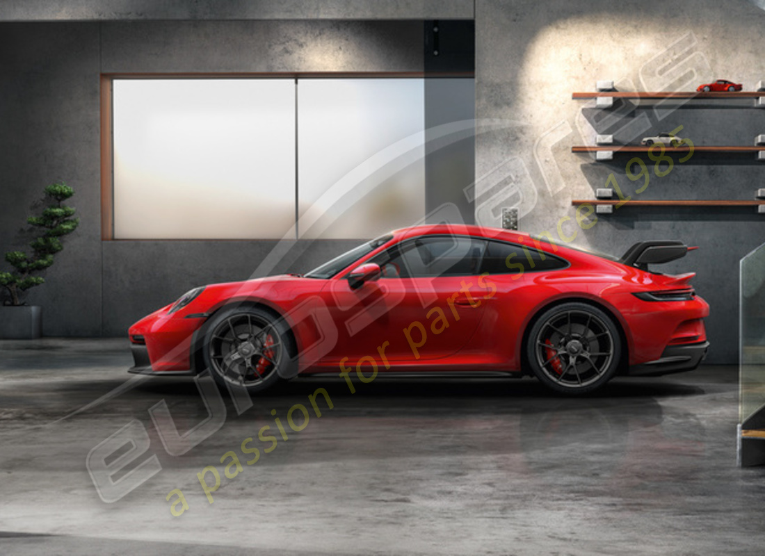 neu porsche 20/21-inch gt3 winterradsatz schwarz lackiert (seidenlängend). teilenummer 992044601ca (2)