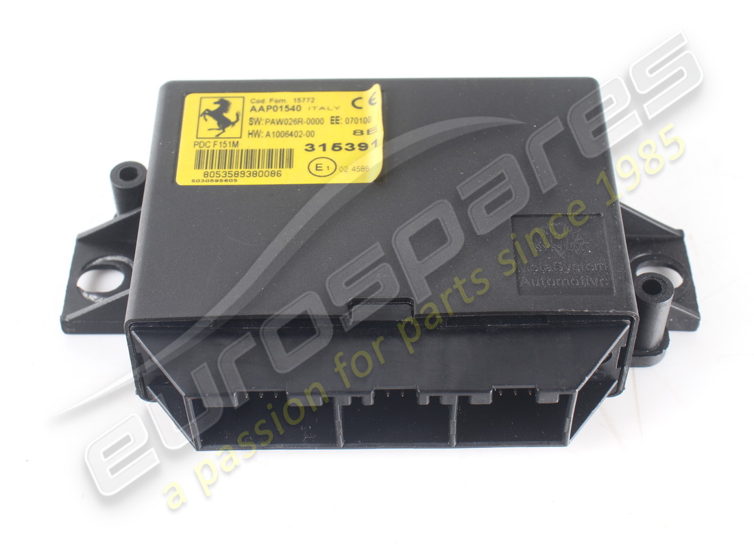 GEBRAUCHT Ferrari PARKSENSORKNOTEN-ECU . TEILENUMMER 315391 (1) GEBRAUCHT Ferrari PARKSENSORKNOTEN-ECU . TEILENUMMER 315391 (1)