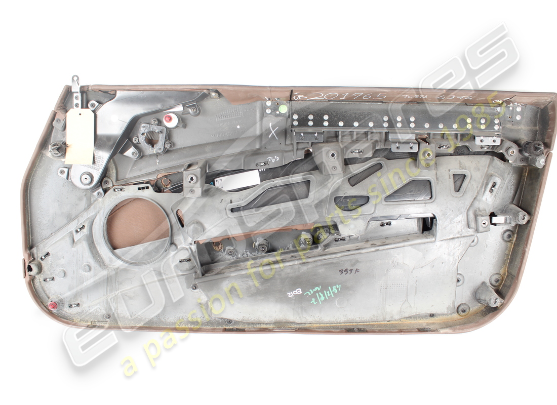 gebrauchte eurospares komplette türverkleidung links in schokoladenfarbener (cioccolato) leder. teilenummer eap1564113 (5)