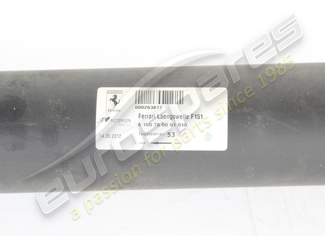 gebrauchte ferrari getriebewelle. teilenummer 263817 (4)