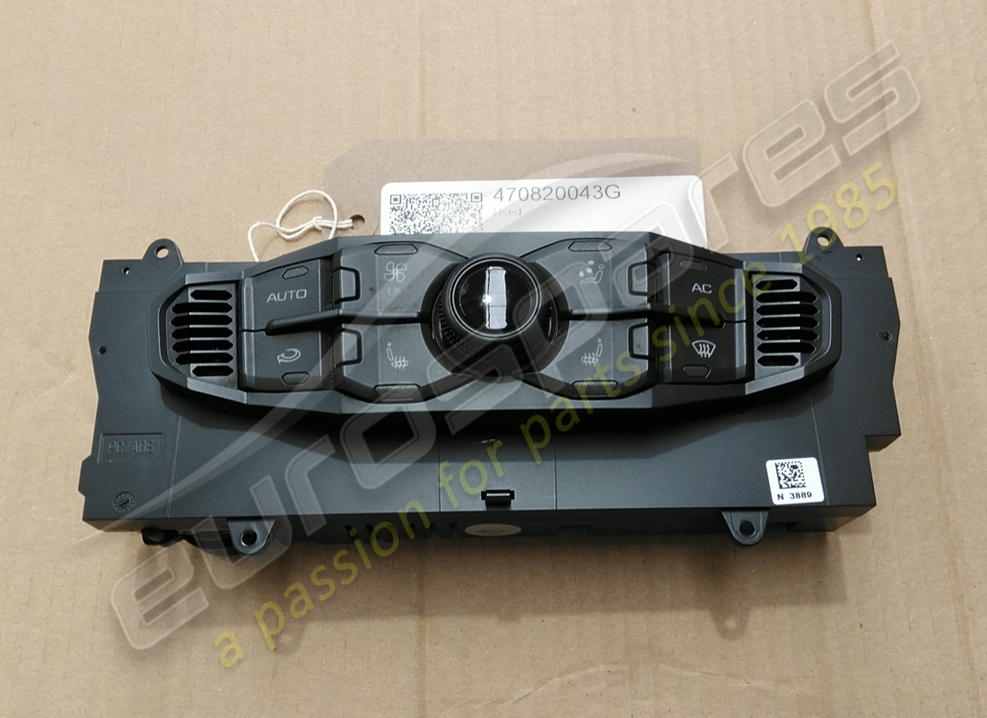gebrauchtes lamborghini a/c-bedien- und anzeigefeld. teilenummer 470820043g (1)