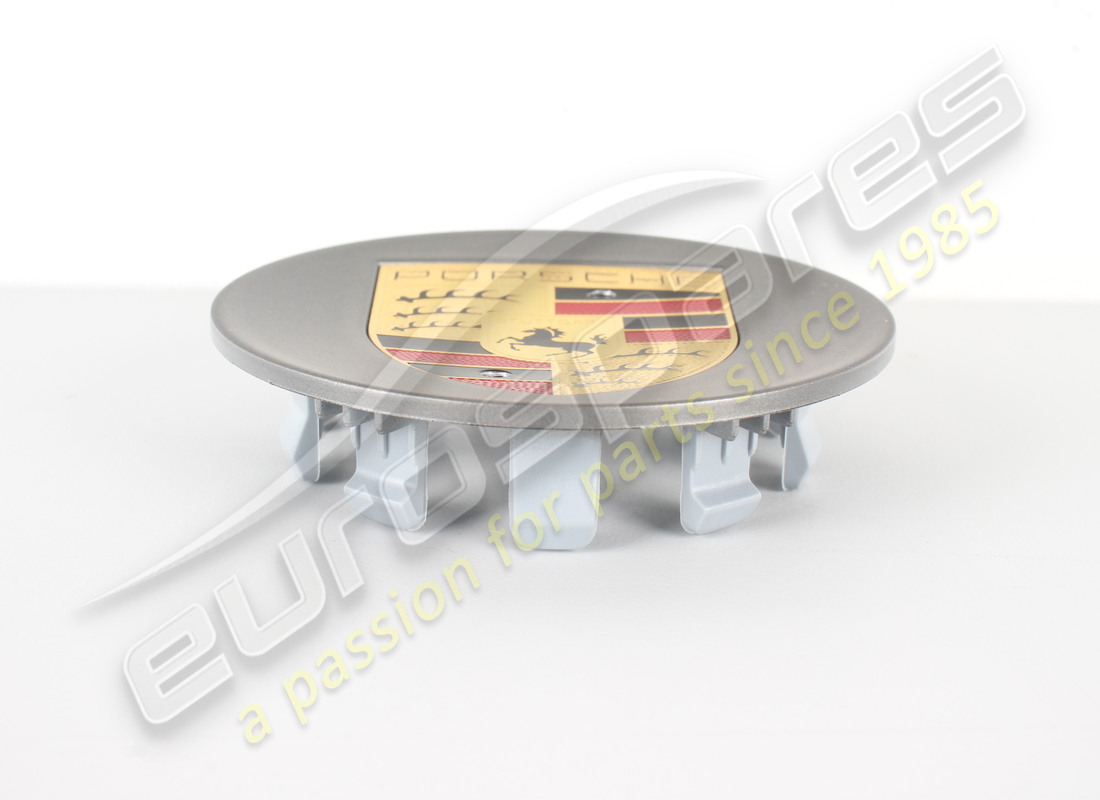 neue porsche radkappe konkav - porsche crest mehrfarbig platinum satin-matt. teilenummer 7l5601151ob5 (2)