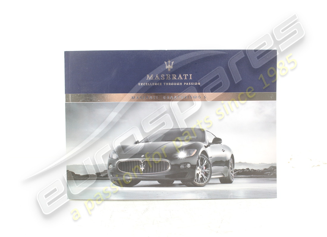 neues maserati bedienungsanleitung. teilenummer 81834800 (1)