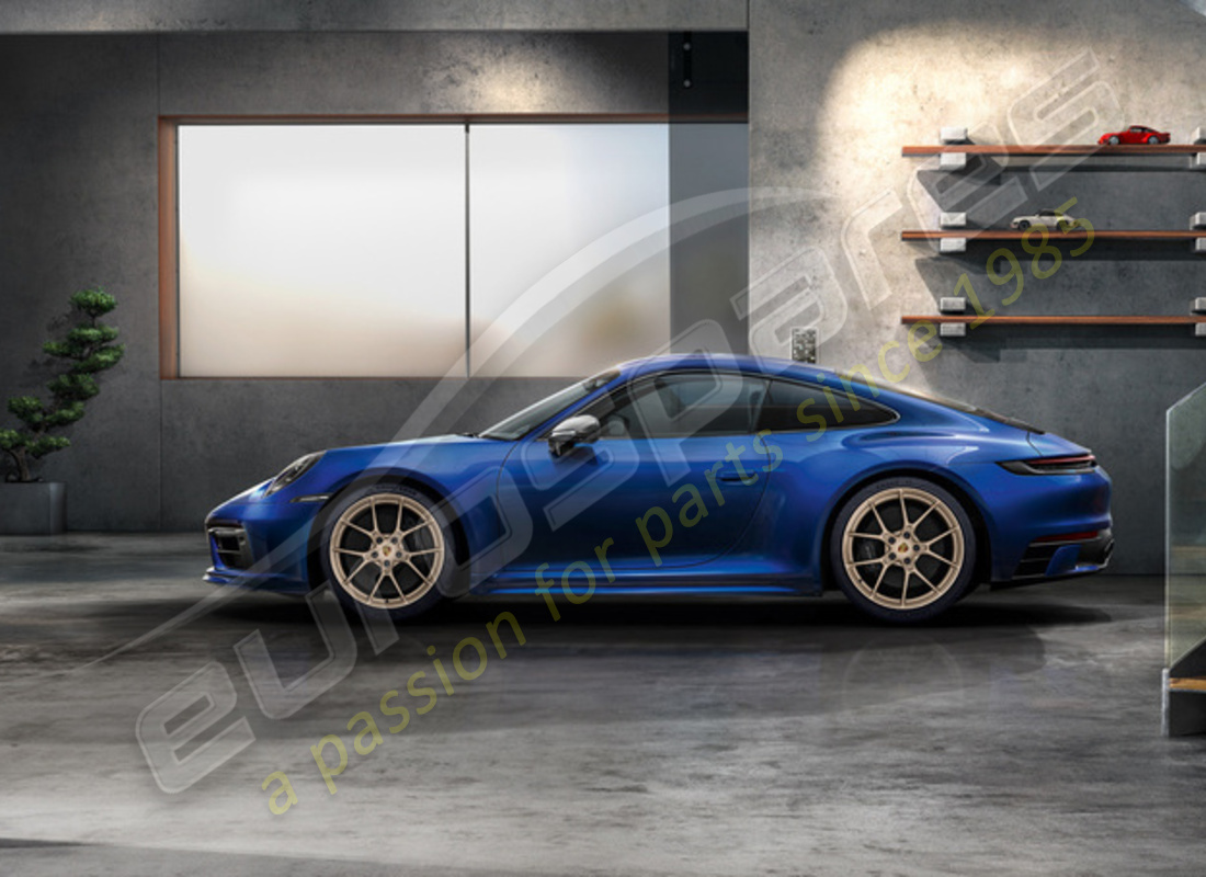 neu porsche 20/21-inch 911 carrera lightweight radsatz - neodyme (ohne reifen, ventil und reifendruckkontrollsystem-sensor). teilenummer 992044680mc (2)