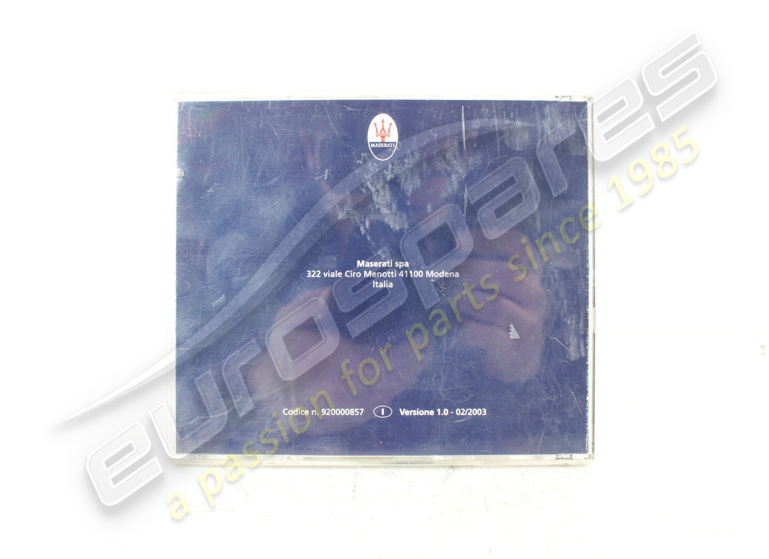 neu maserati technische dokument-cd 138 spyder/coupe it. teilenummer 920000857 (2)