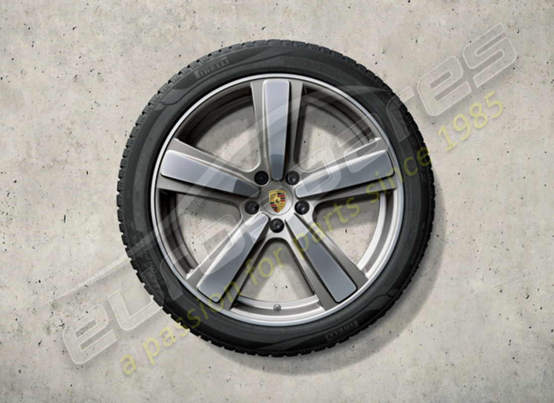 neu porsche 22 zoll exklusives design sport winterrad- und reifensatz. teilenummer 9y0044603q (1)