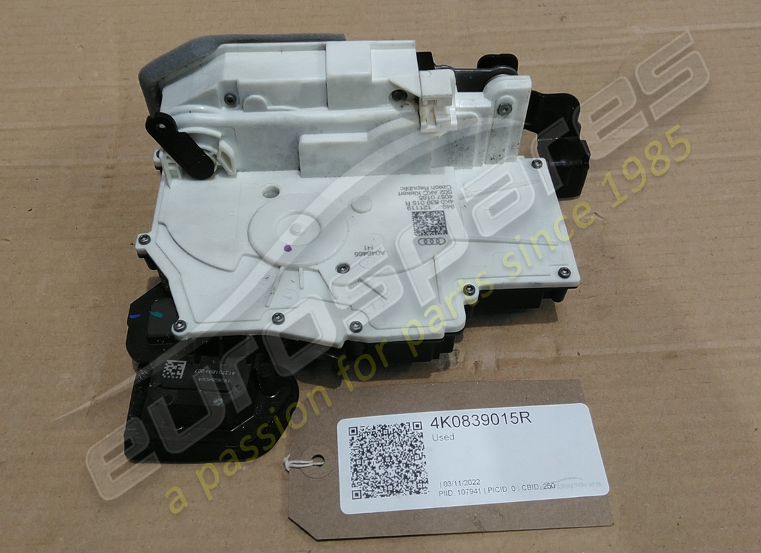 verwendet lamborghini türschloss. teilenummer 4k0839015r (2)