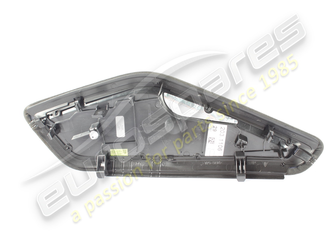 gebraucht porsche seitenverkleidung schwarz/silber. teilenummer 992863303fqa0 (2)