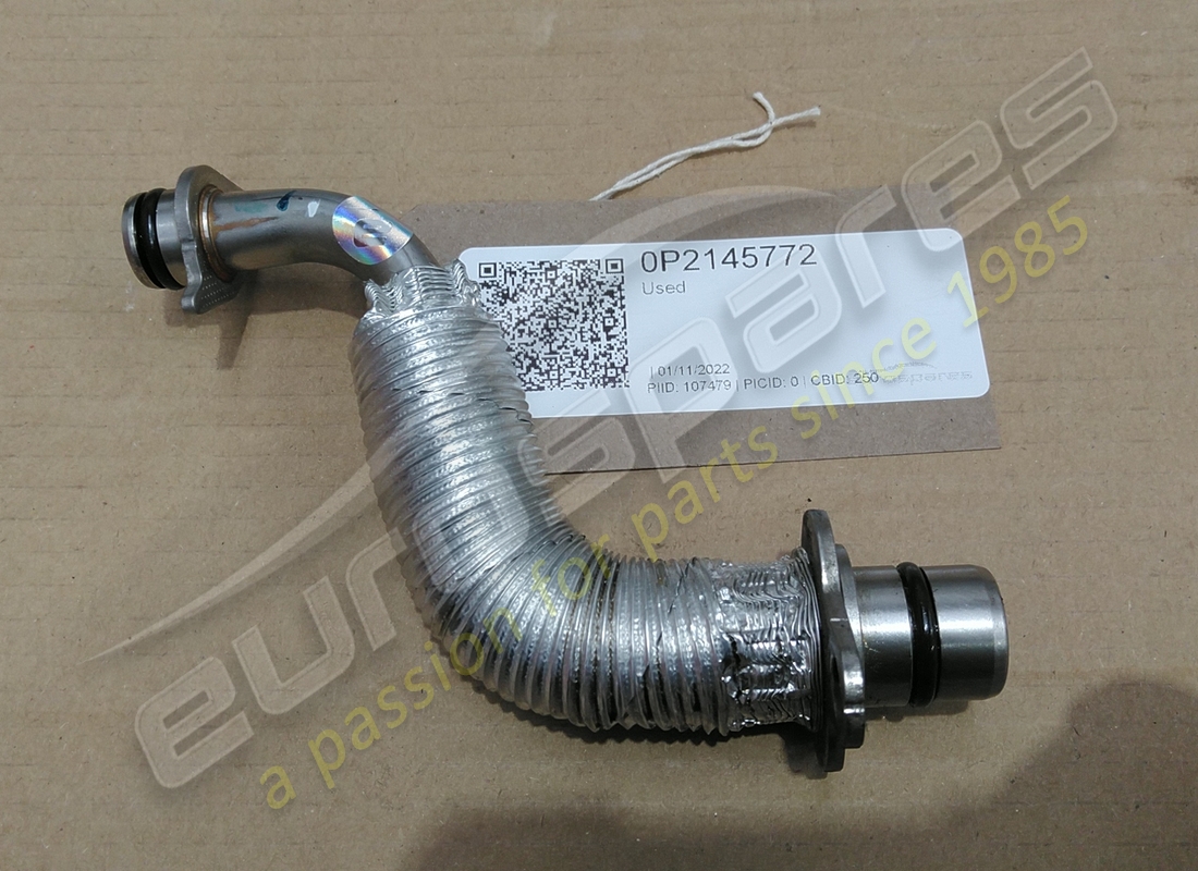GEBRAUCHTE Lamborghini ÖLLEITUNG - RÜCKLAUFLEITUNG . TEILENUMMER 0P2145772 (1)