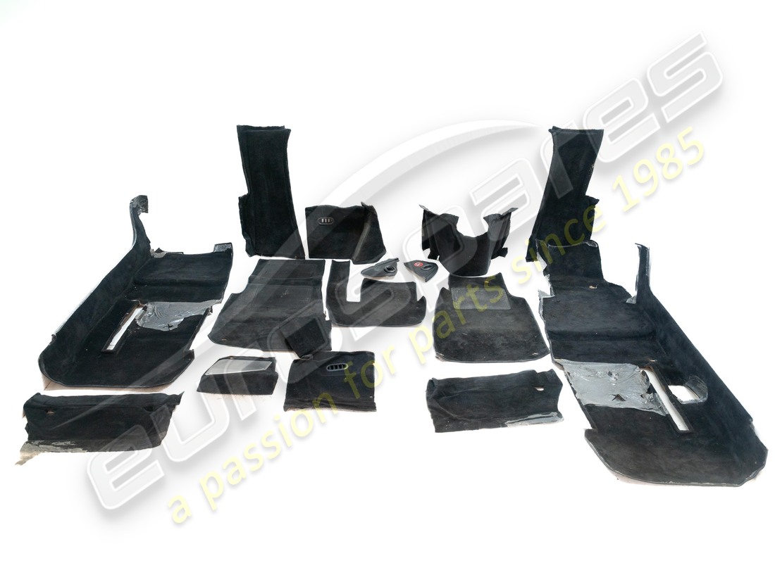 gebraucht ferrari rhd komplettes teppichset schwarz. teilenummer 65663290 (1)
