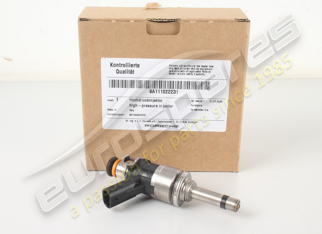 neuer porsche hochdruckinjektor. teilenummer 9a111022231 (3)