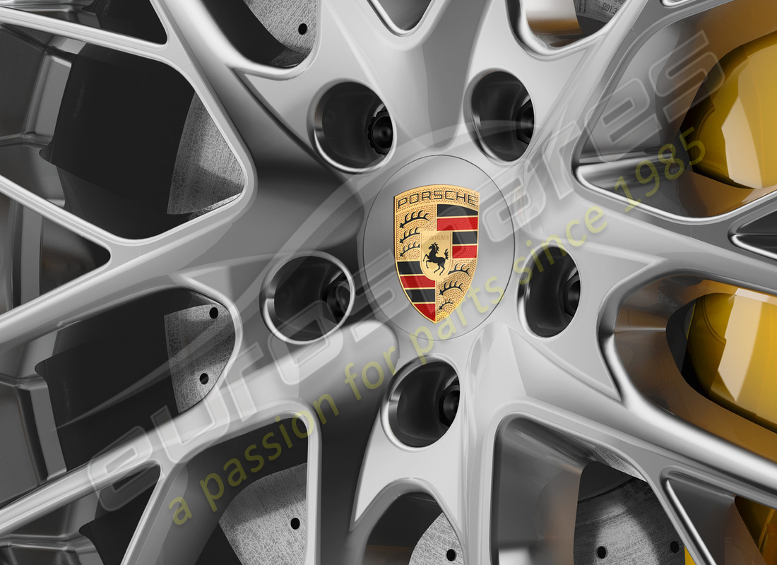 neue porsche radnabenkappen. teilenummer 00004460732 (1)
