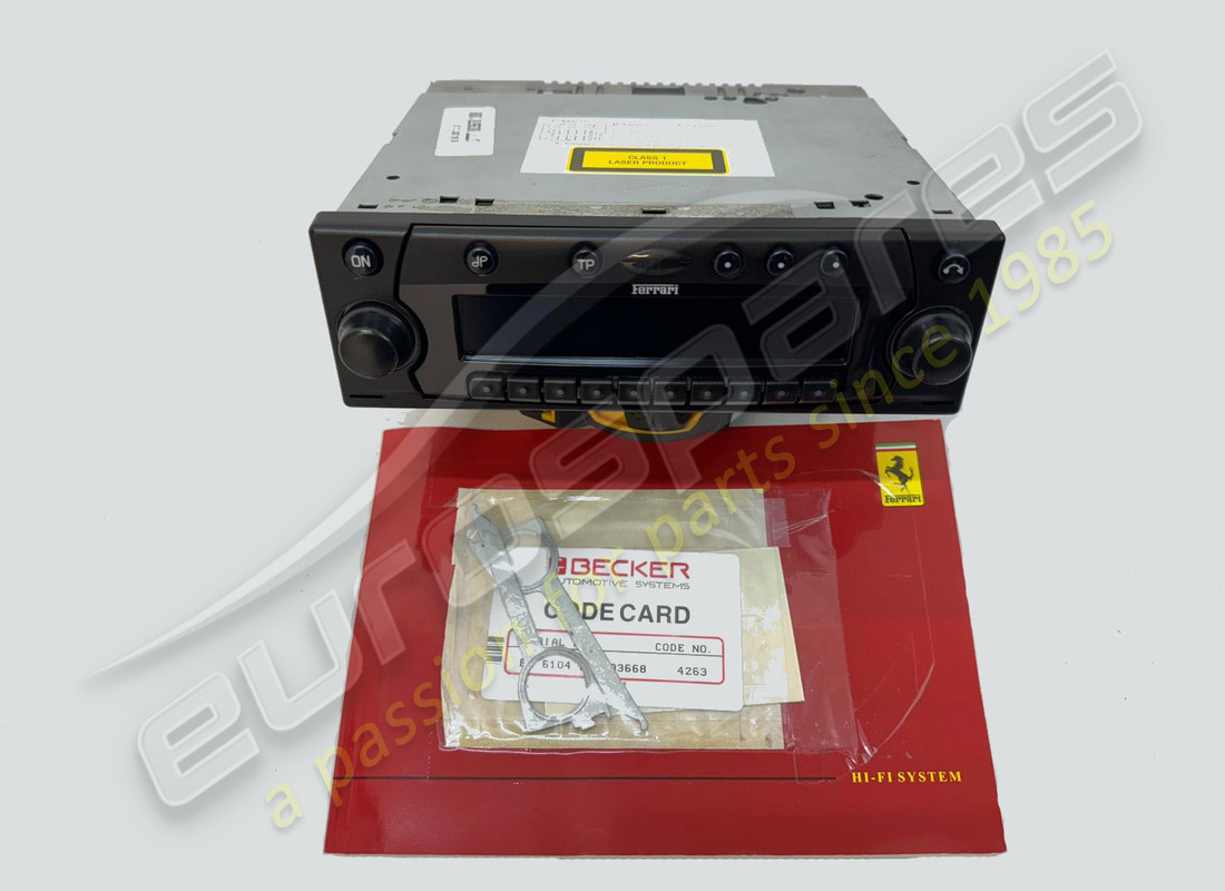 NEU (ANDERES) Ferrari RADIO/CD STEREO . TEILENUMMER 200971 (1)