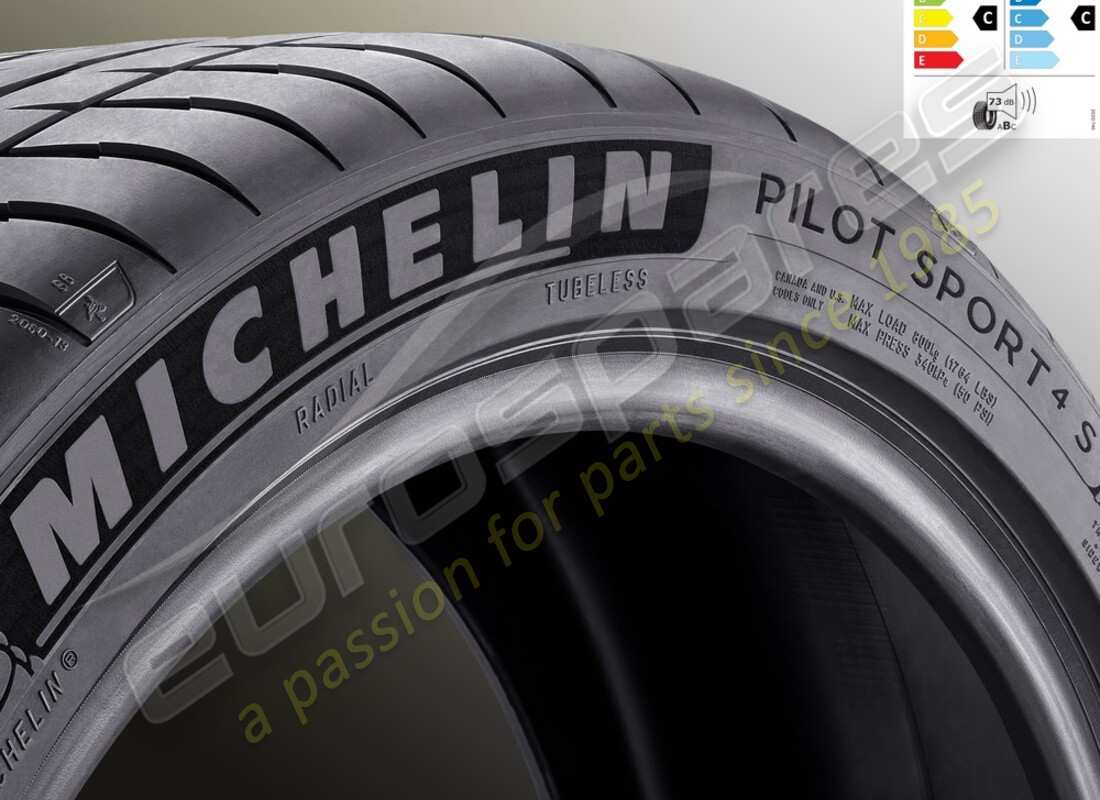neu ferrari michelin hinterer sommerreifen pilot sport 4s k1, 305-35 zr20 (107y). teilenummer 784514 (1)