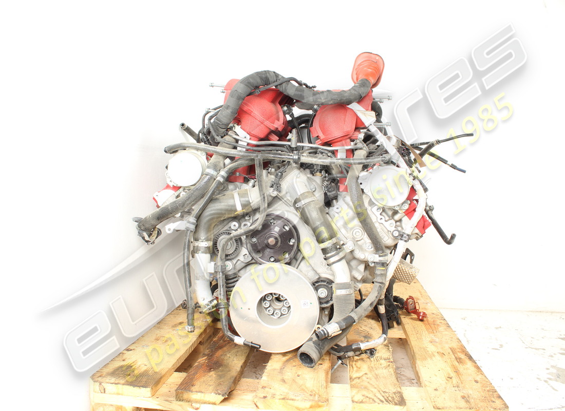 gebraucht ferrari 488 kompletter motor. teilenummer 754023000 (3)