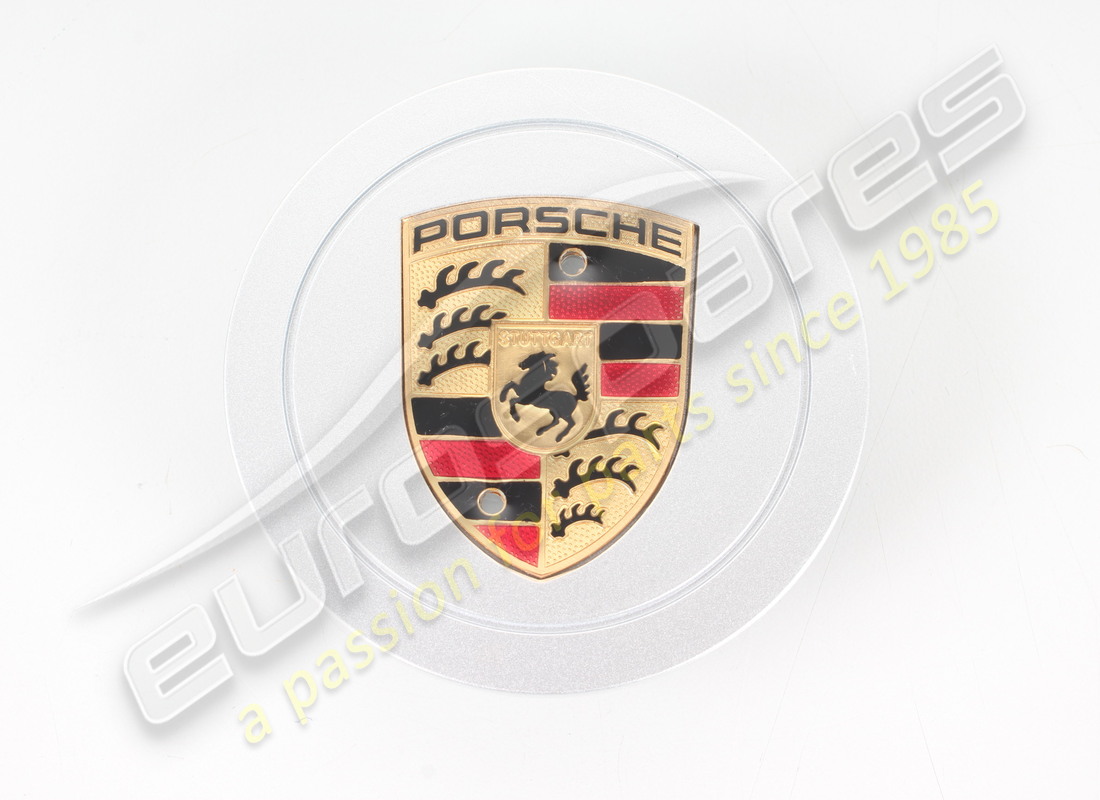 neue porsche radkappe - porsche wappen - d >>- mj 1996 silber. teilenummer 9933613030761m (1)