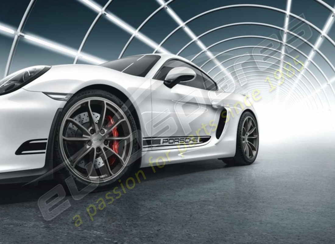 neu porsche 20-inch gt4 set aus räder - in platin (satinglanz). teilenummer 98104460302 (2)