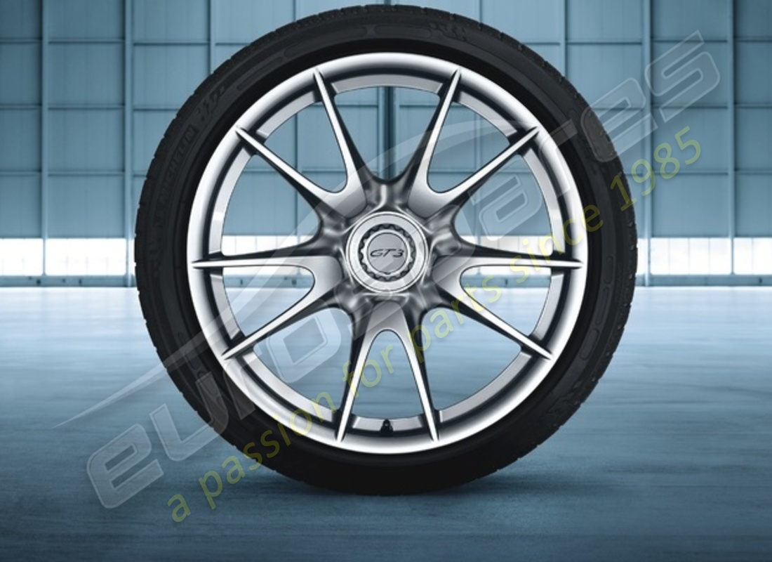 neu porsche 19-inch gt3 ii radsatz. teilenummer 99704460301 (1)