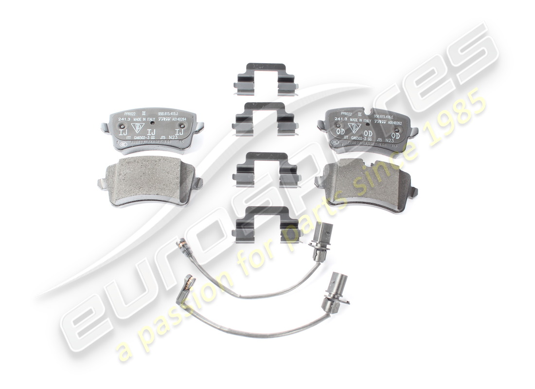 neu porsche 1 satz bremsbeläge. teilenummer 95b698451h (1)