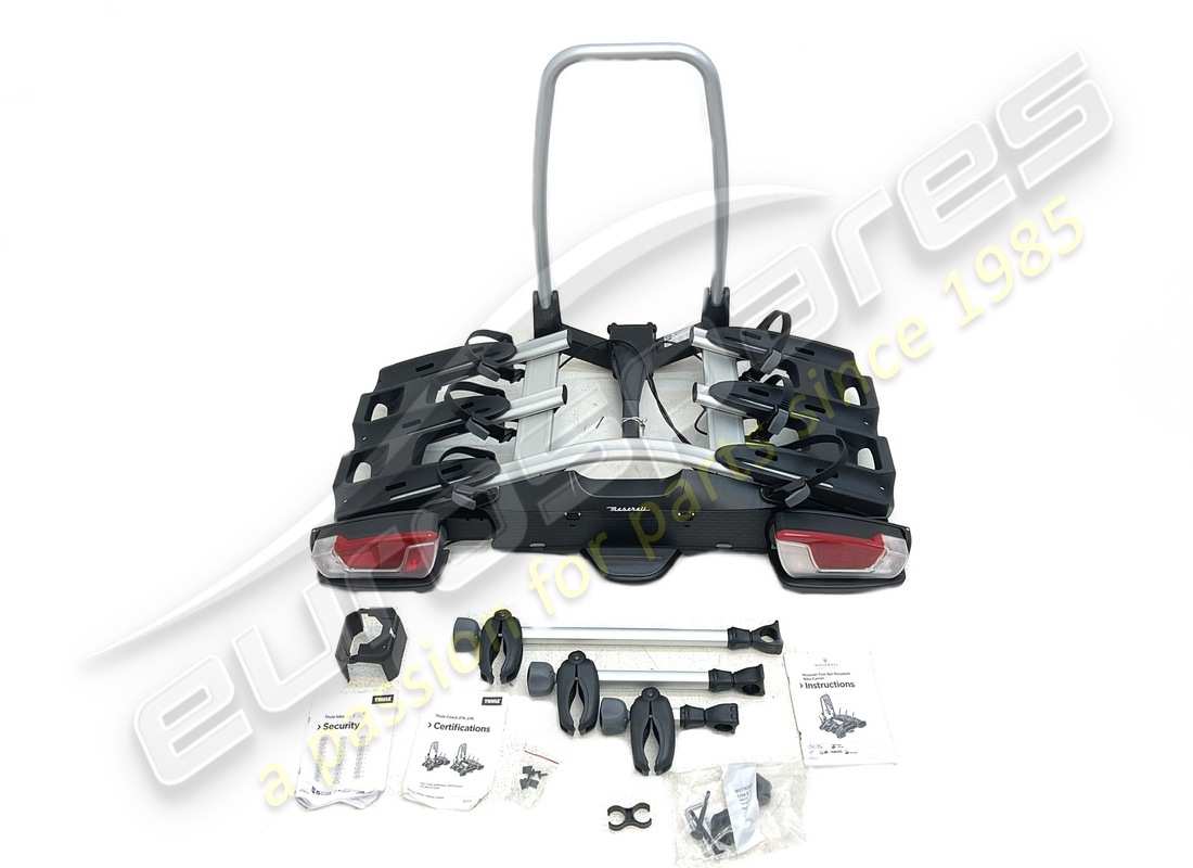 NEU (SONSTIGE) Maserati FAHRRADTRÄGER FÜR DIE ANHÄNGERKUPPLUNG. TEILENUMMER 940000751 (1)