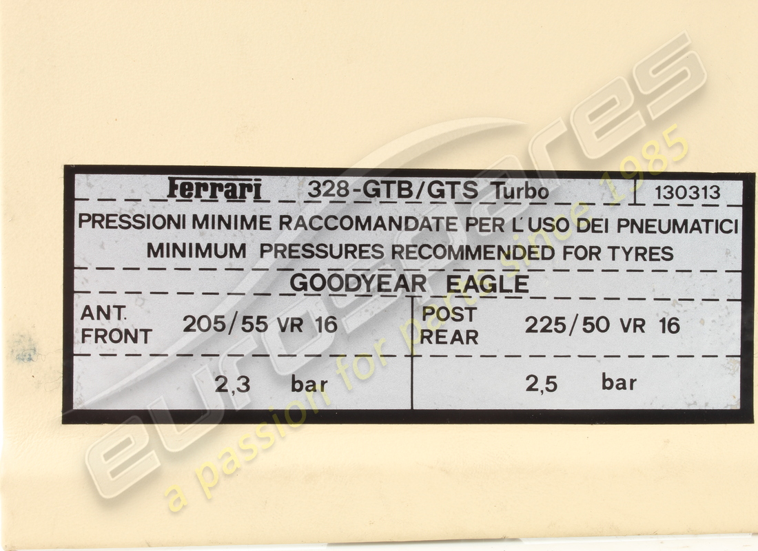 GEBRAUCHT Ferrari INNENDECKEL . TEILENUMMER 62328500 (1)