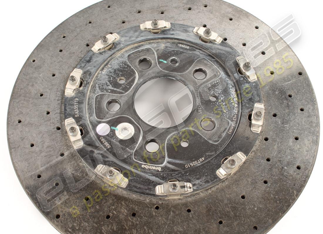 gebrauchte ferrari bremsscheibe. teilenummer 338393 (2)