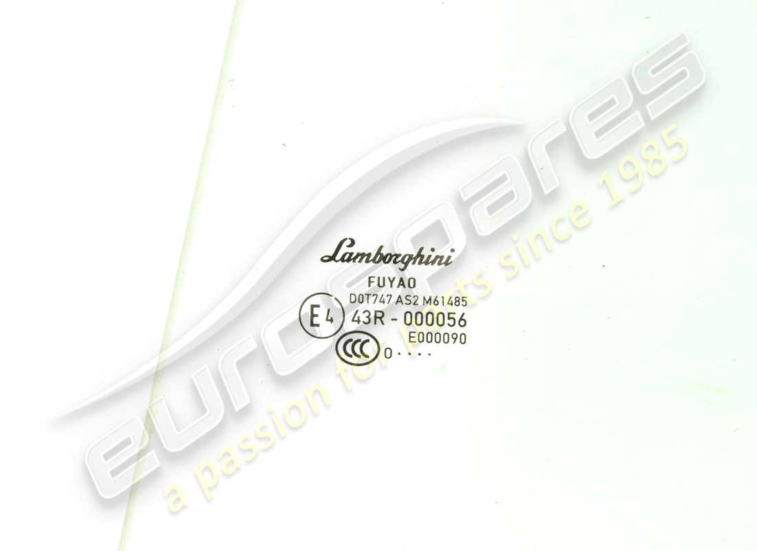 gebraucht lamborghini türfenster, hinten. teilenummer 4ml845205a (2)