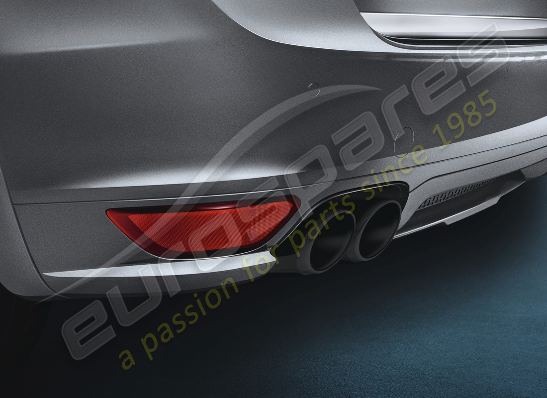 neu porsche gts sport-endrohr, schwarz. teilenummer 95804420010 (1)