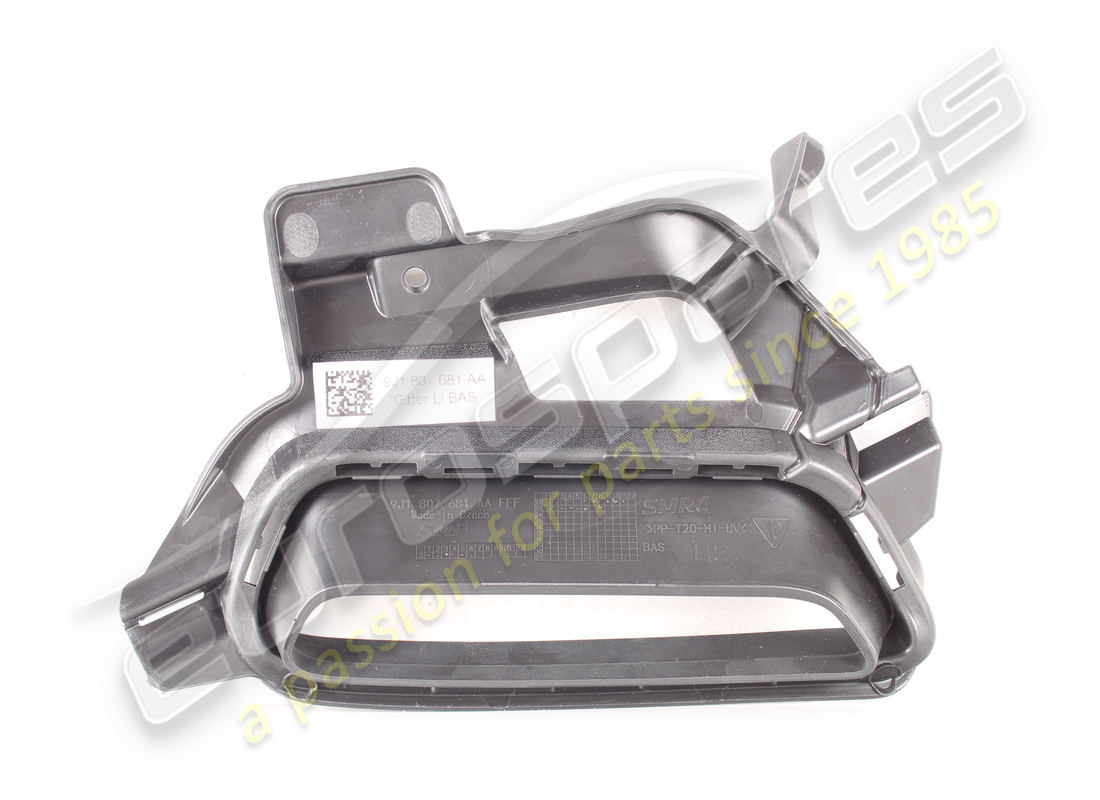 NEUER PORSCHE GRILL MATTSCHWARZ. TEILENUMMER 9J1807681AAOK1 (2) neuer porsche grill mattschwarz. teilenummer 9j1807681aaok1 (2)
