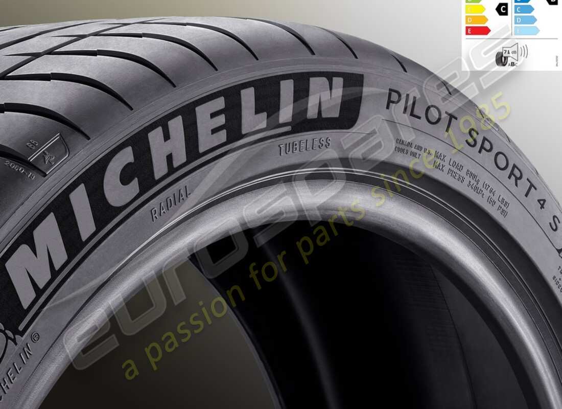neu ferrari michelin vordersommerreifen pilot sport 4s, 245-35 zr20 (95y). teilenummer 913732 (1)