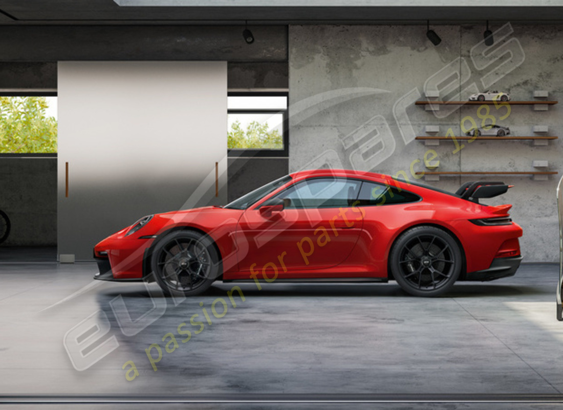 neues porsche set aus 20/21-inch gt3 räder - in schwarz. teilenummer 992044680ca (2)