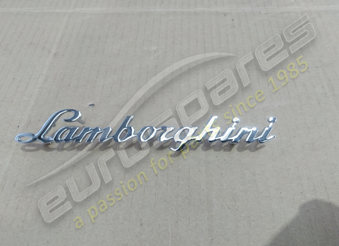 VERWENDET Lamborghini NAMENSSCHILD. TEILENUMMER 4ML853886 (1)