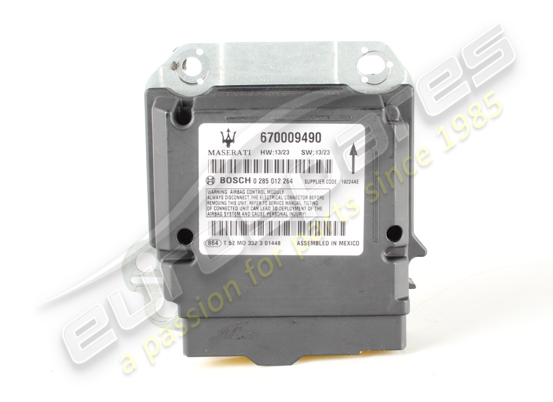 GEBRAUCHTE Maserati AIRBAG-ECU. TEILENUMMER 670009490 (1)