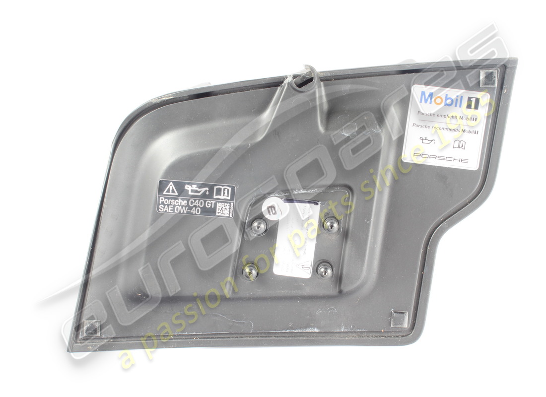beschädigte porsche serviceklappe matt schwarz. teilenummer 9gt827224ok1 (2)