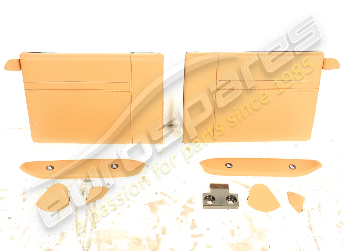 gebrauchtes eurospares komplettes sitzset vorne & hinten (cuioio-leder mit schwarzen nähten). teilenummer eap1566195 (20)
